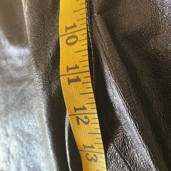 emanuel Ungaro Genuine Pigskin High Waisted Lined Rhinestone Pants Vintage - Picture 11 of 11